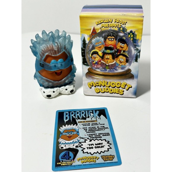 Kerwin Frost McNugget Buddies McDonald's Happy Meal 2023 BRRRICK Figure Card Box - Picture 8 of 8